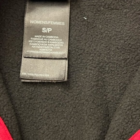 BUNDLE 3 FOR $18-‎ The North Face Jacket Adult S Black Pink Fleece 1/4 Zip - Picture 8 of 9